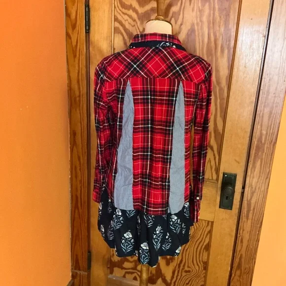 Merona Shabby Chic feminine ruffled flannel shirt - Picture 11 of 11